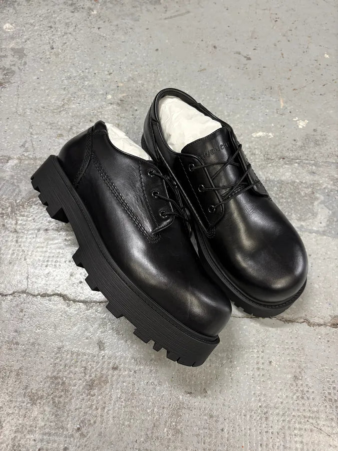 Givenchy Black Storm Leather Derbies ZJFcQTf 4