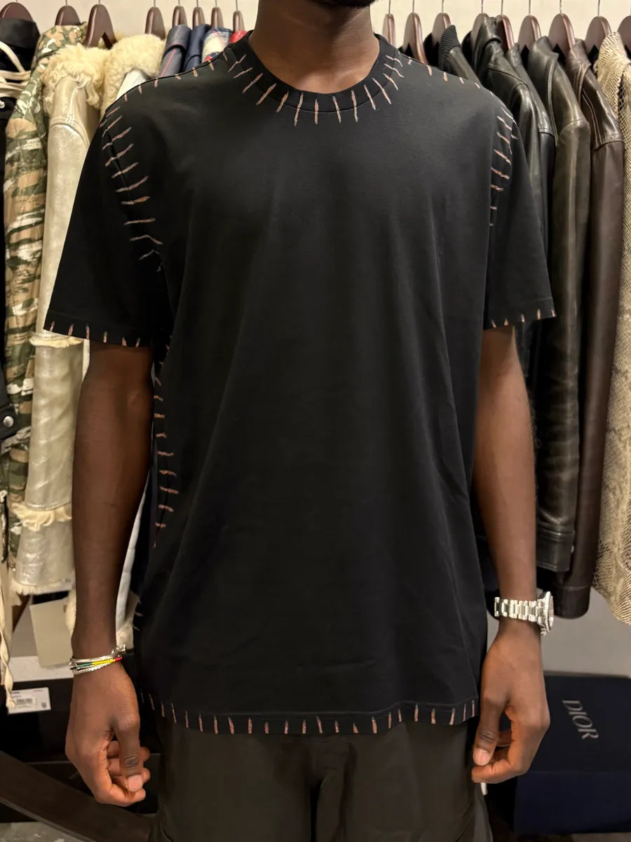AW2015 Givenchy Black Avant-Garde Striped T-Shirt by Riccardo Tisci TWSsNUu 1