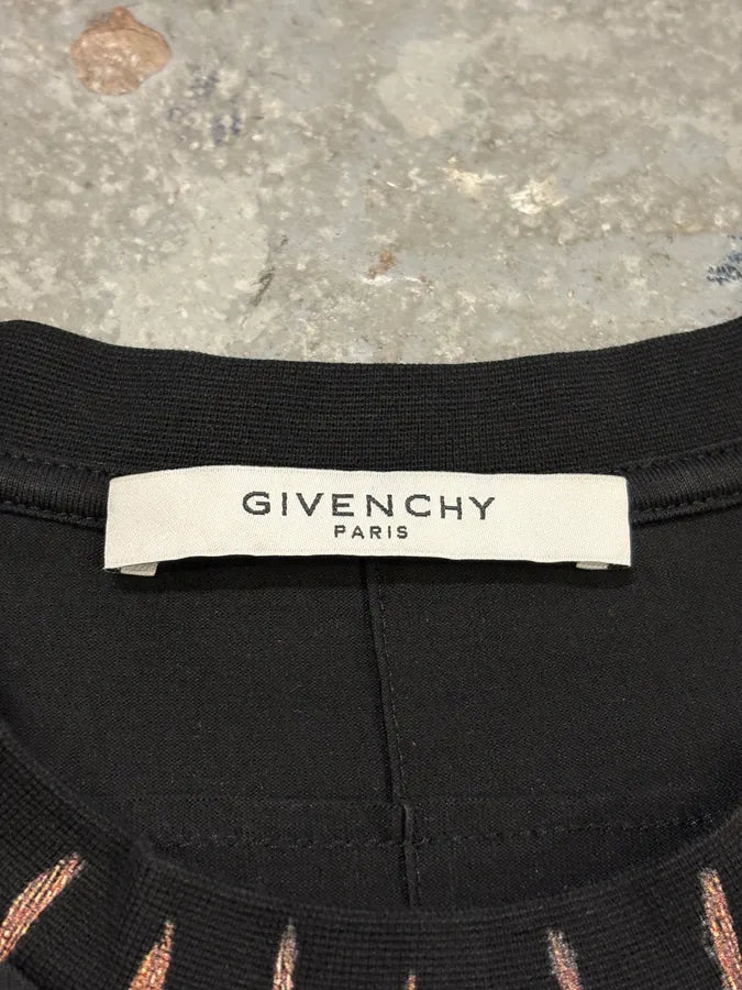 AW2015 Givenchy Black Avant-Garde Striped T-Shirt by Riccardo Tisci TWSsNUu 6