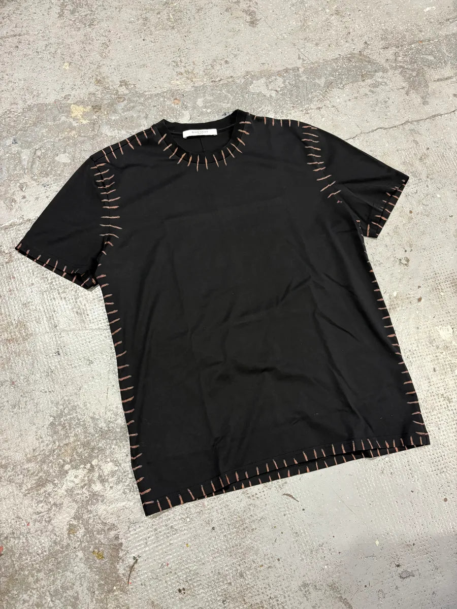 AW2015 Givenchy Black Avant-Garde Striped T-Shirt by Riccardo Tisci TWSsNUu 3