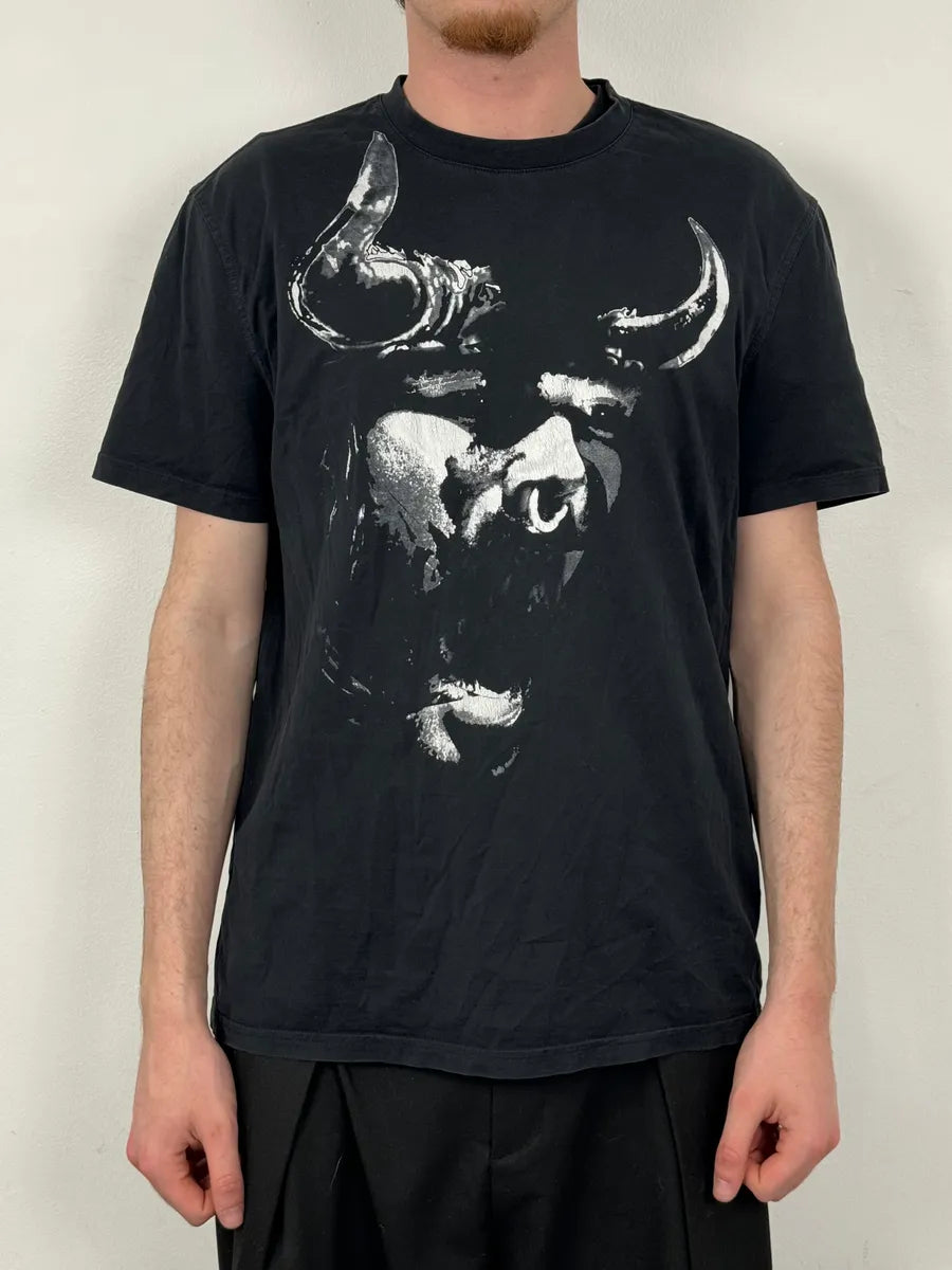 AW2012 Givenchy Black Bull Graphic T-Shirt  pWeSXad 1