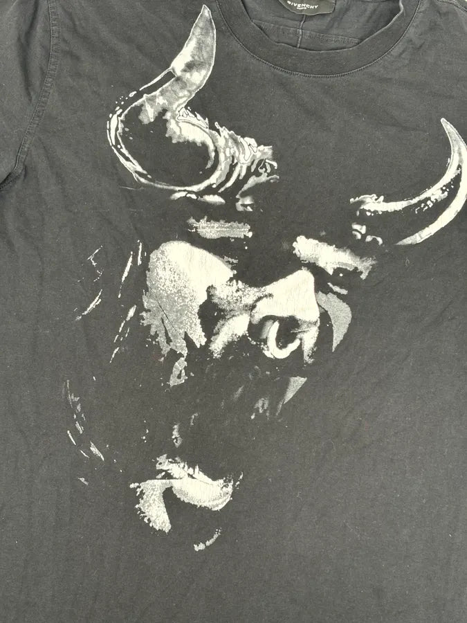 AW2012 Givenchy Black Bull Graphic T-Shirt  pWeSXad 6