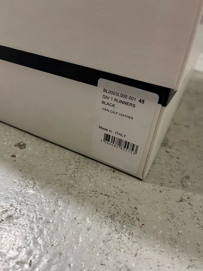 Givenchy Runners Black GIV 1 TR Sneakers IWyNLdD 8