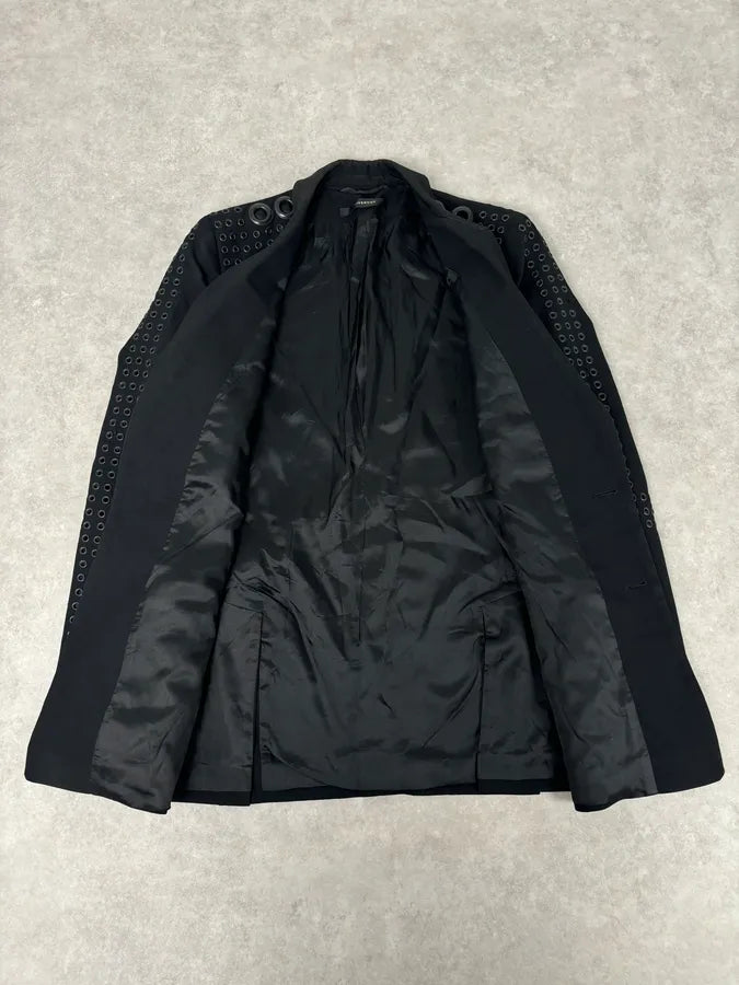 SS2011 Givenchy Black Wool Eyelet Studded Blazer by Riccardo Tisci  liZUJES 6