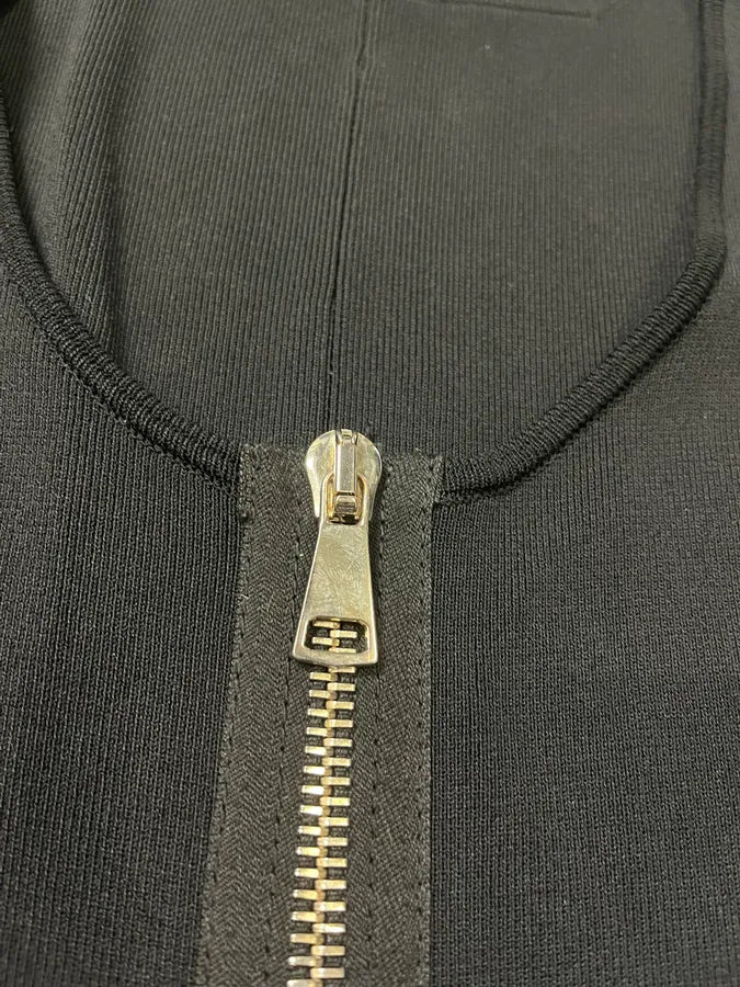 Givenchy Black Avant-Garde Cross Zip Vest bMUbRVD 5