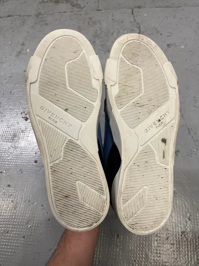 Givenchy Blue & Navy Tyson Leather High Sneakers BldeZQS 5