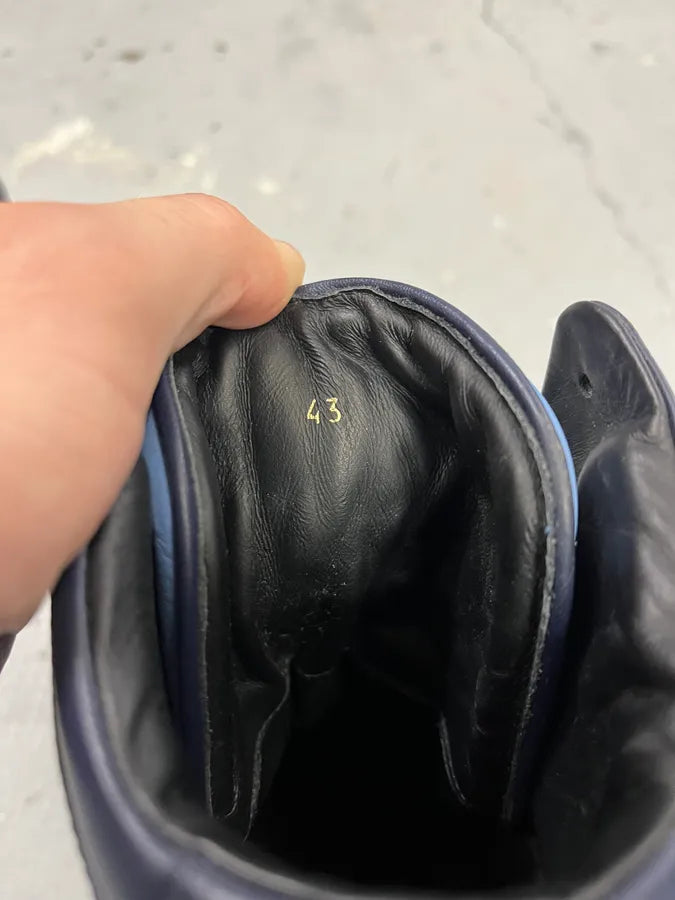 Givenchy Blue & Navy Tyson Leather High Sneakers BldeZQS 6