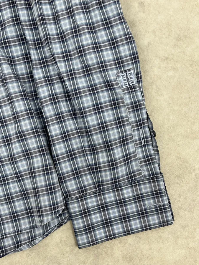 Givenchy Blue Checkered Shirt  GrKFBYk 9