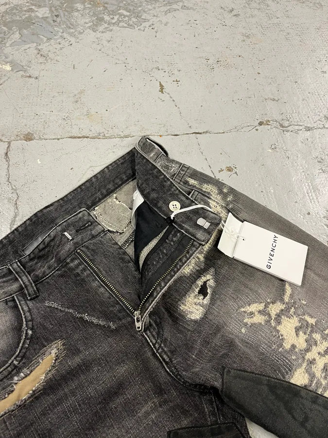 Givenchy Boro Distressed Grey Denim Jeans qVpPXdq 10