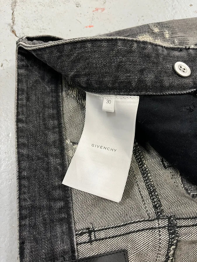 Givenchy Boro Distressed Grey Denim Jeans qVpPXdq 12