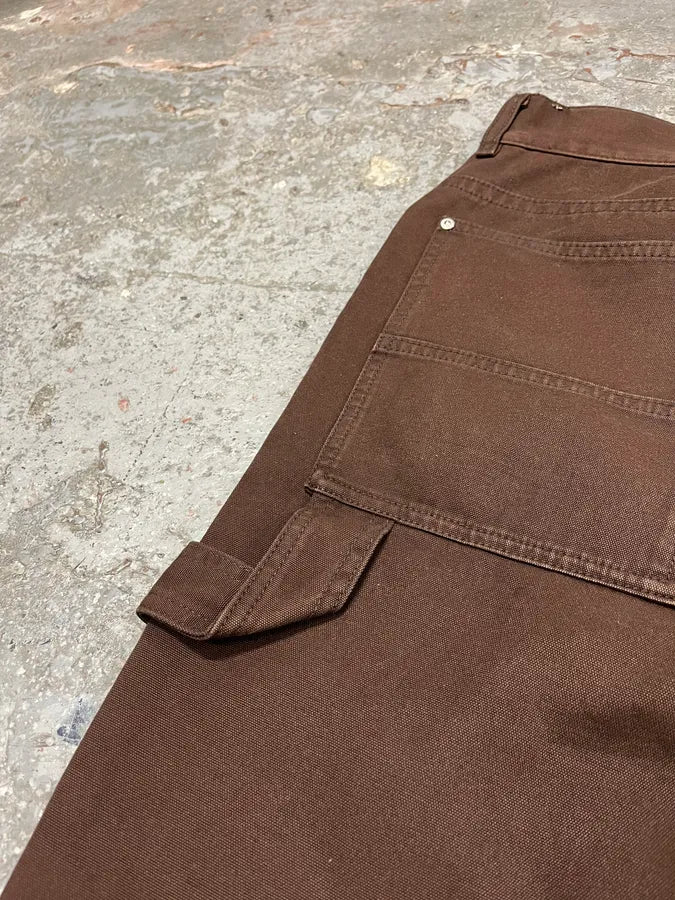 Givenchy Brown Distressed Double Knee Pants (M) nfRfhxu 11