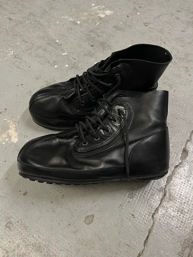 Givenchy (B).STROY Bunny Black Calf Leather Ankle Boots HBSIcGE 6