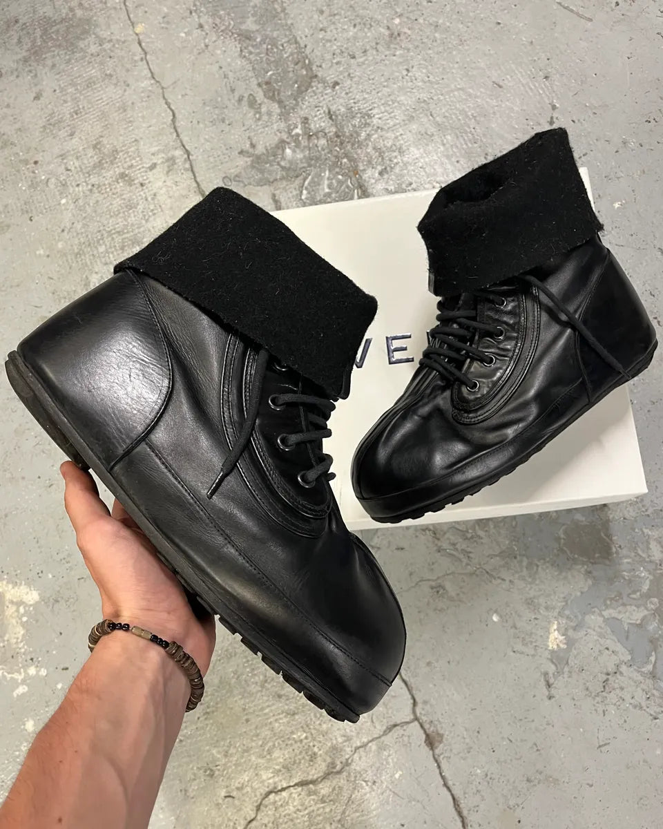 Givenchy (B).STROY Bunny Black Calf Leather Ankle Boots HBSIcGE 0
