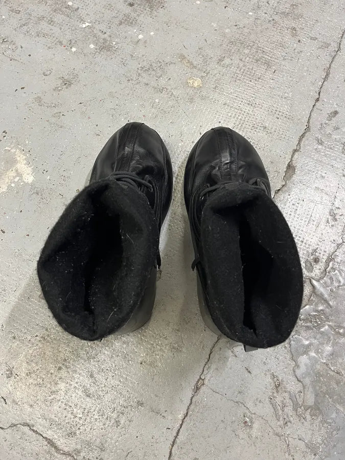 Givenchy (B).STROY Bunny Black Calf Leather Ankle Boots HBSIcGE 5