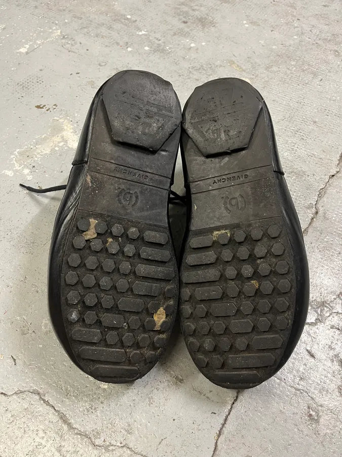 Givenchy (B).STROY Bunny Black Calf Leather Ankle Boots HBSIcGE 3