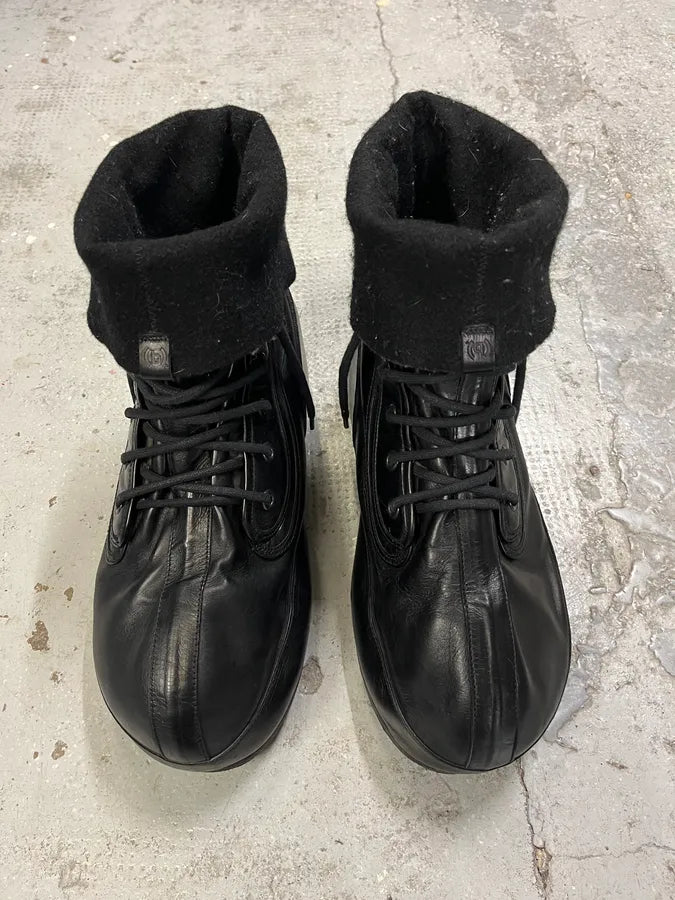 Givenchy (B).STROY Bunny Black Calf Leather Ankle Boots HBSIcGE 2