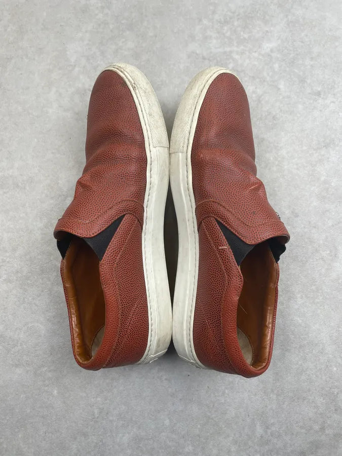 2010s Givenchy Burgundy Leather Slip-On Sneakers by Riccardo Tisci umzVLUq 5