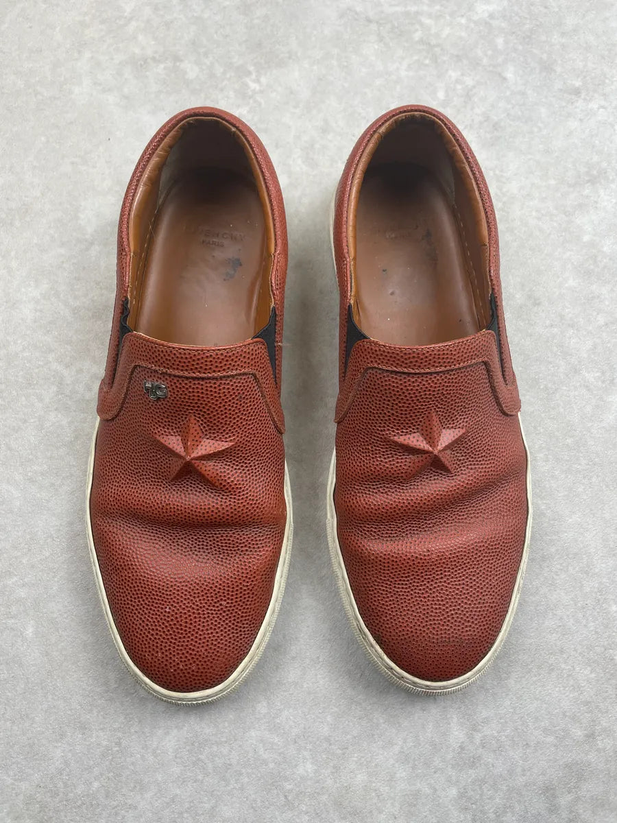 2010s Givenchy Burgundy Leather Slip-On Sneakers by Riccardo Tisci umzVLUq 8