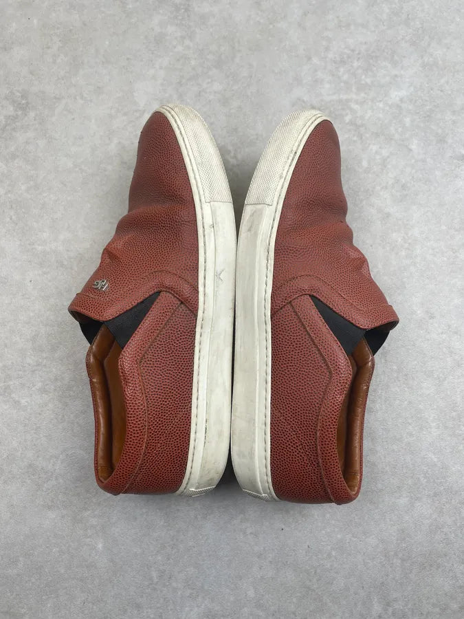 2010s Givenchy Burgundy Leather Slip-On Sneakers by Riccardo Tisci umzVLUq 6