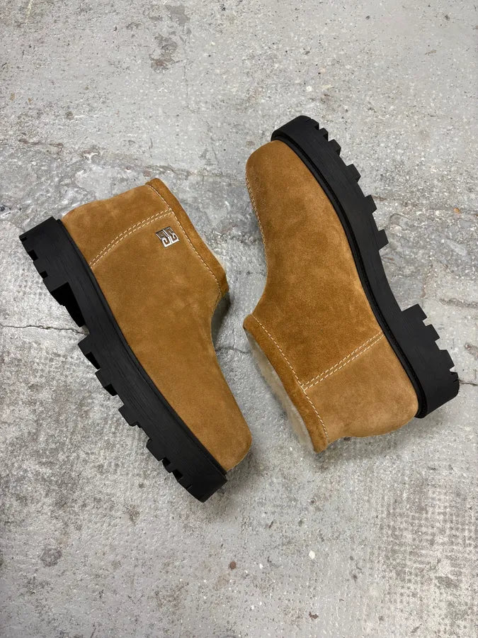 Givenchy Camel Fur Storm Shearling Suede Boots  NCrjgkW 5