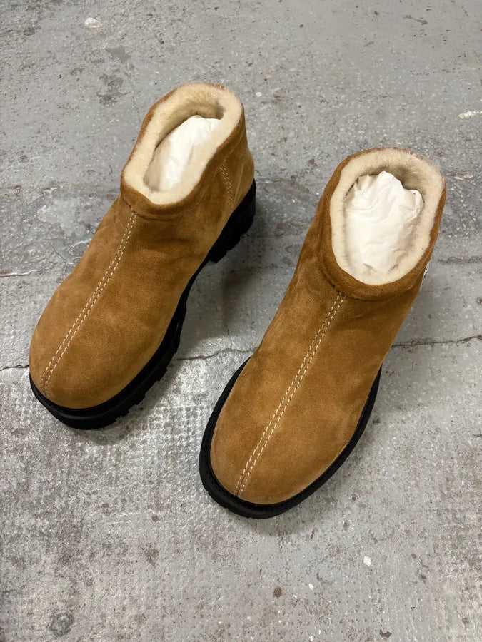Givenchy Camel Fur Storm Shearling Suede Boots  NCrjgkW 2