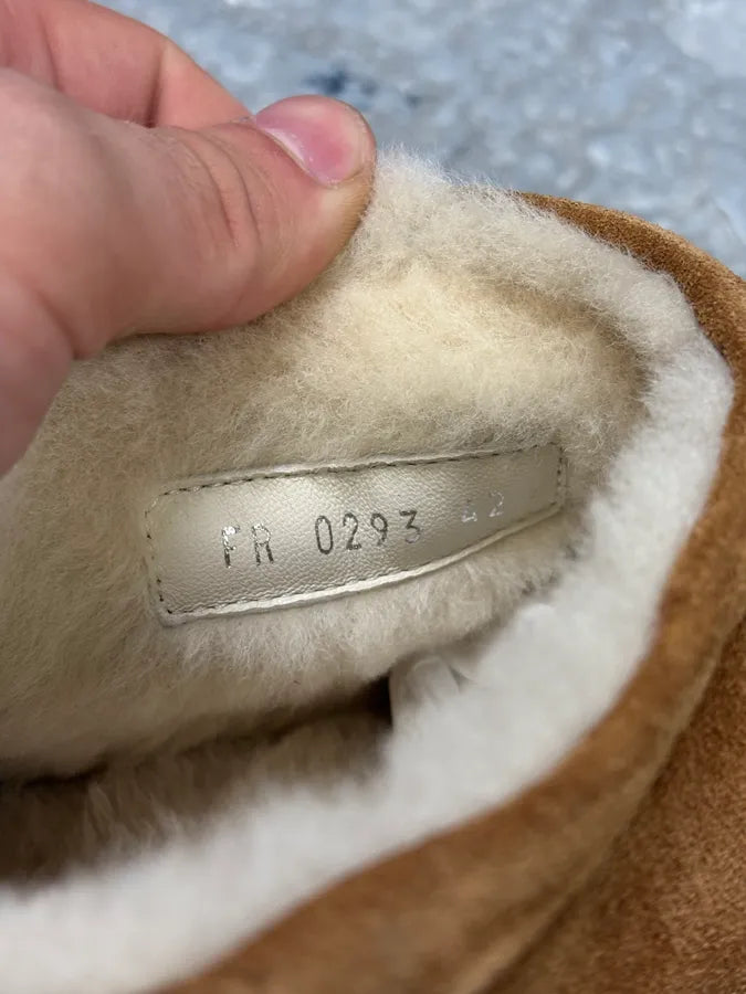 Givenchy Camel Fur Storm Shearling Suede Boots  NCrjgkW 8