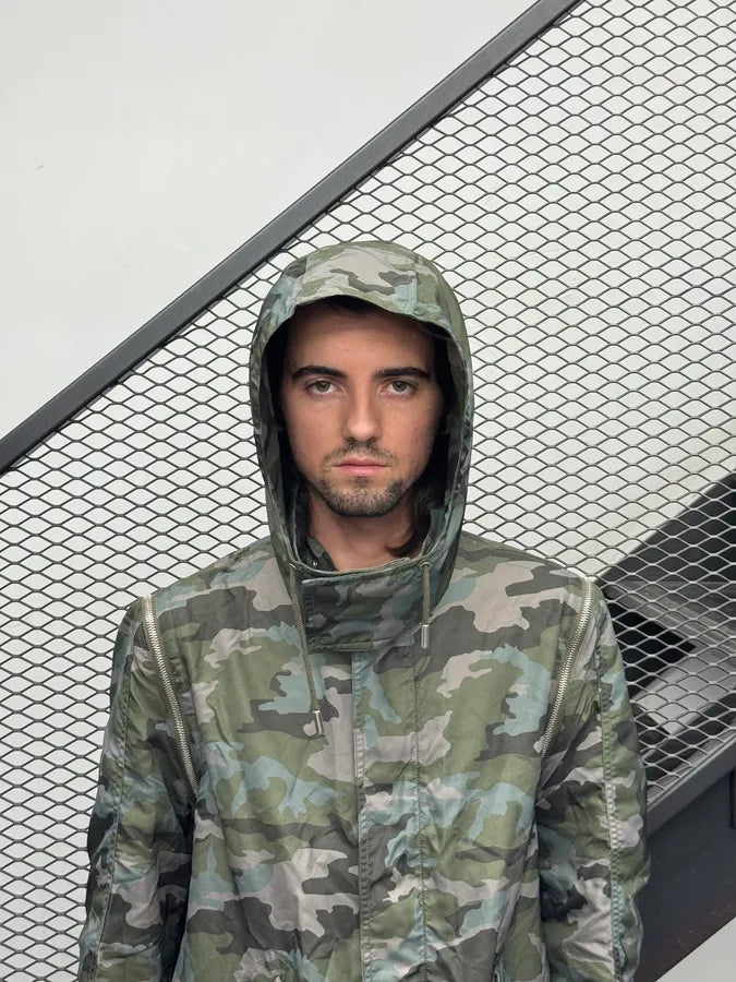 SS2014 Givenchy Camo Detachable Sleeves Long Coat by Riccardo Tisci EzsLERi 3