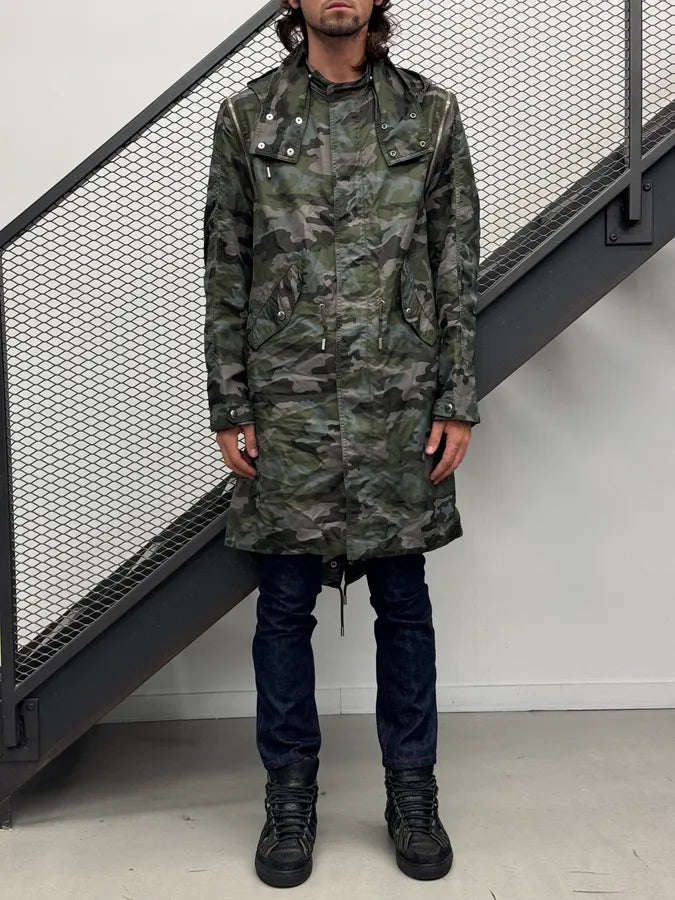 SS2014 Givenchy Camo Detachable Sleeves Long Coat by Riccardo Tisci EzsLERi 1