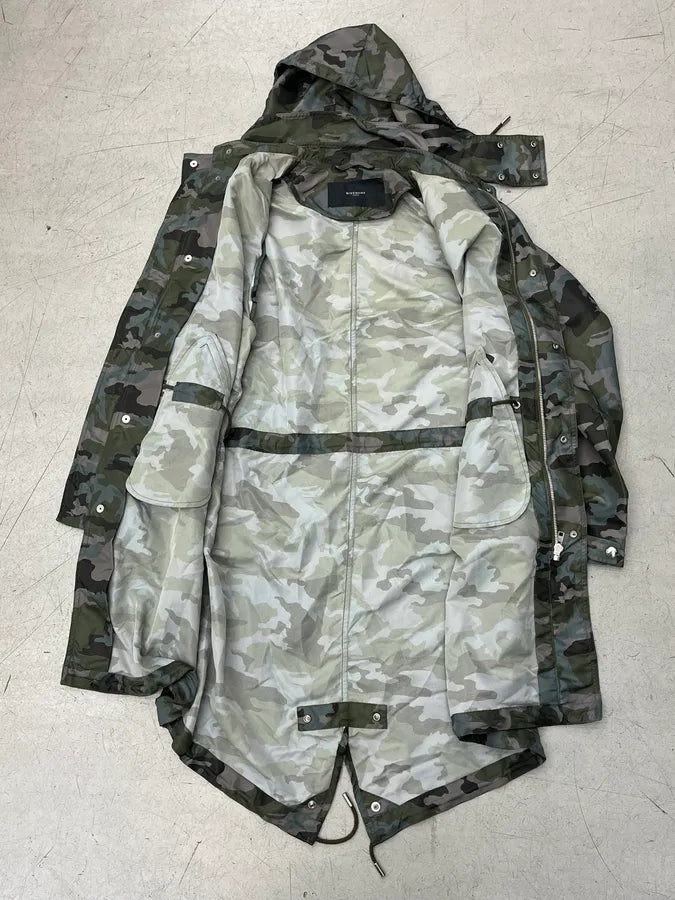 SS2014 Givenchy Camo Detachable Sleeves Long Coat by Riccardo Tisci EzsLERi 11