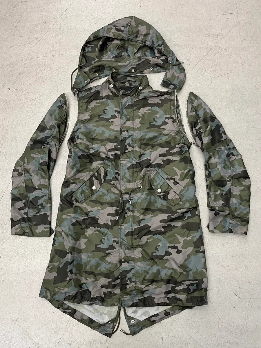 SS2014 Givenchy Camo Detachable Sleeves Long Coat by Riccardo Tisci EzsLERi 4