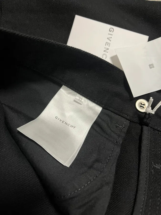 Givenchy Cargo Pocket Zip Black Pants LfBHzfA 11