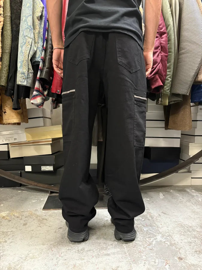 Givenchy Cargo Pocket Zip Black Pants LfBHzfA 3