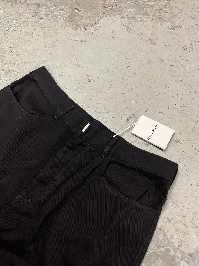 Givenchy Cargo Pocket Zip Black Pants LfBHzfA 5