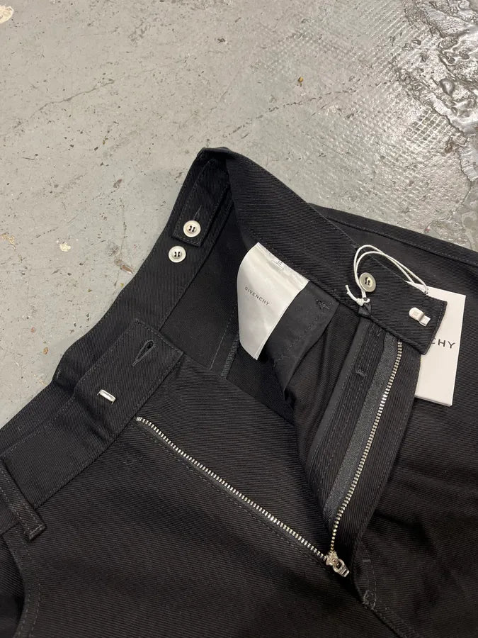 Givenchy Cargo Pocket Zip Black Pants LfBHzfA 9