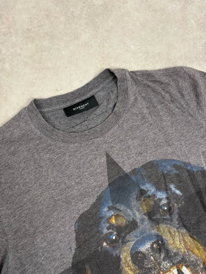 FW2013 Givenchy Grey Rottweiler Dog T-Shirt by Riccardo Tisci GICvShv 4