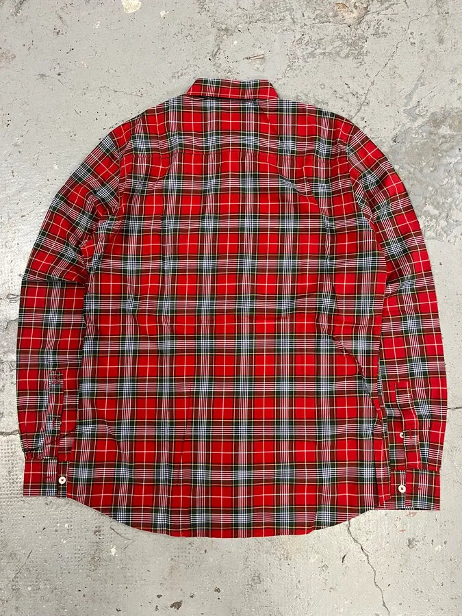 Givenchy Checkered Wool Red Signature Shirt UaxwiyK 6