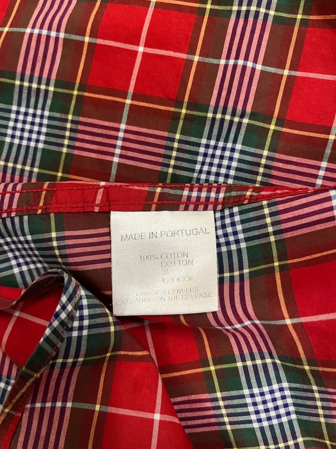 Givenchy Checkered Wool Red Signature Shirt UaxwiyK 8