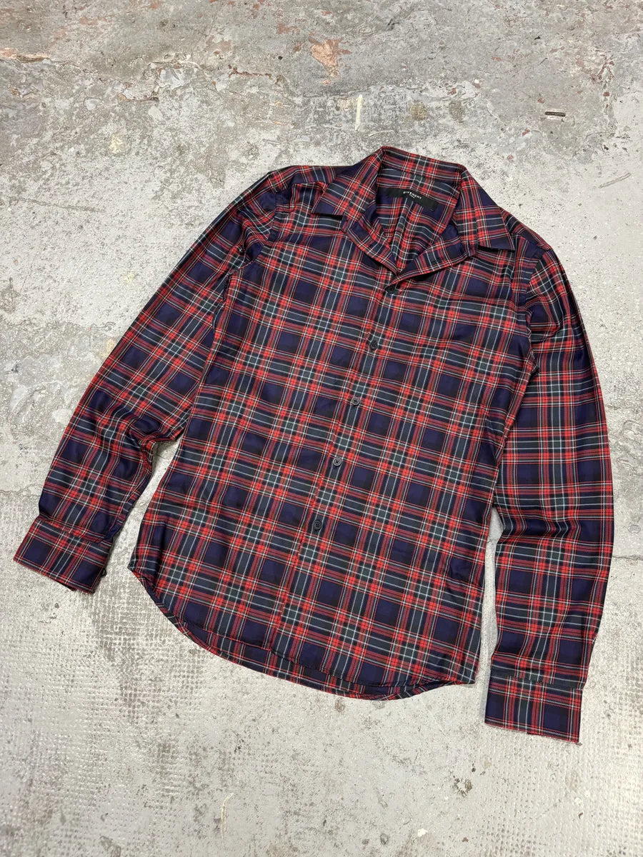 Givenchy Contemporary Red & Navy Checked Shirt JwCoAtP 5