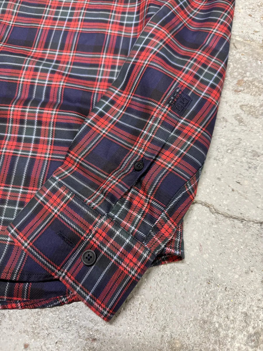 Givenchy Contemporary Red & Navy Checked Shirt JwCoAtP 7