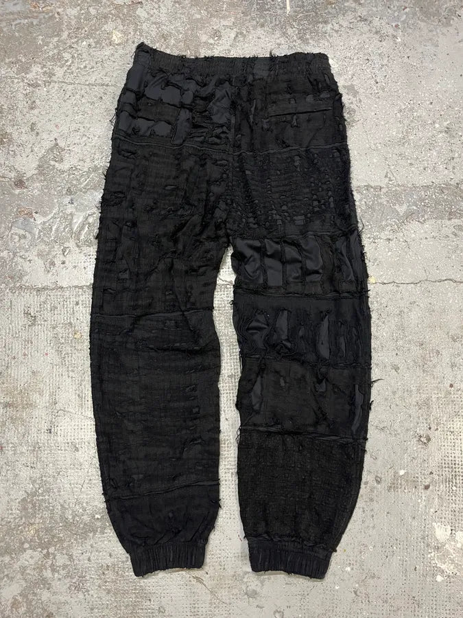 Givenchy Destroyed Black Relaxed Pants KmktSvZ 0