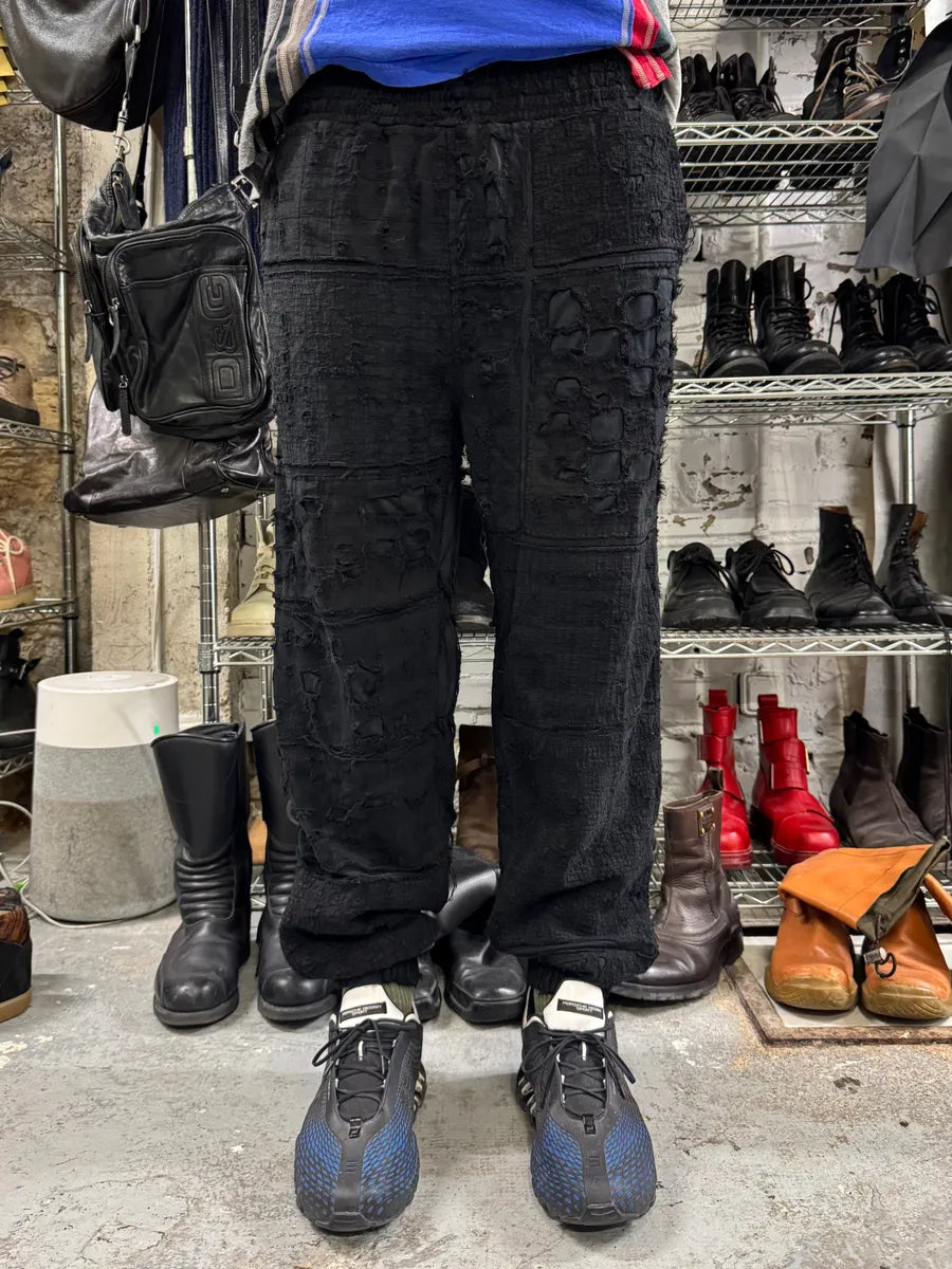 Givenchy Destroyed Black Relaxed Pants KmktSvZ 1