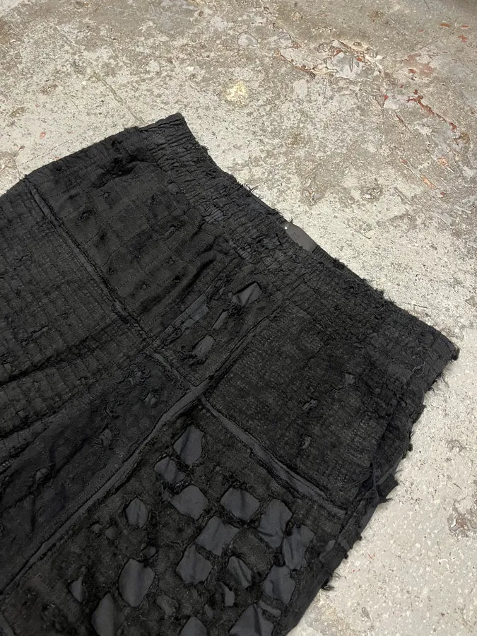 Givenchy Destroyed Black Relaxed Pants KmktSvZ 4