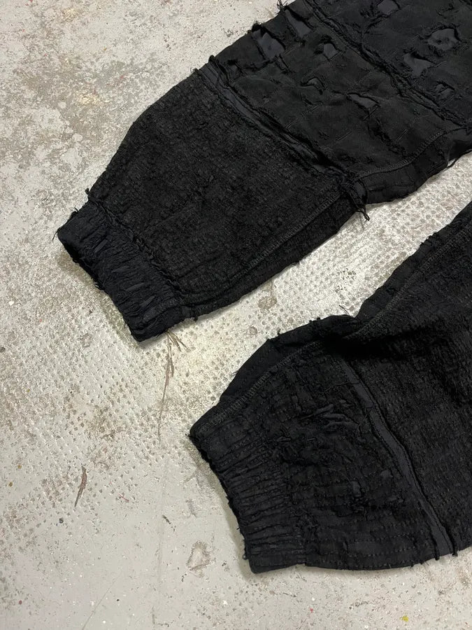 Givenchy Destroyed Black Relaxed Pants KmktSvZ 5
