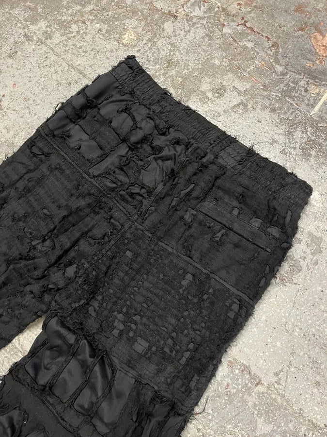 Givenchy Destroyed Black Relaxed Pants KmktSvZ 7