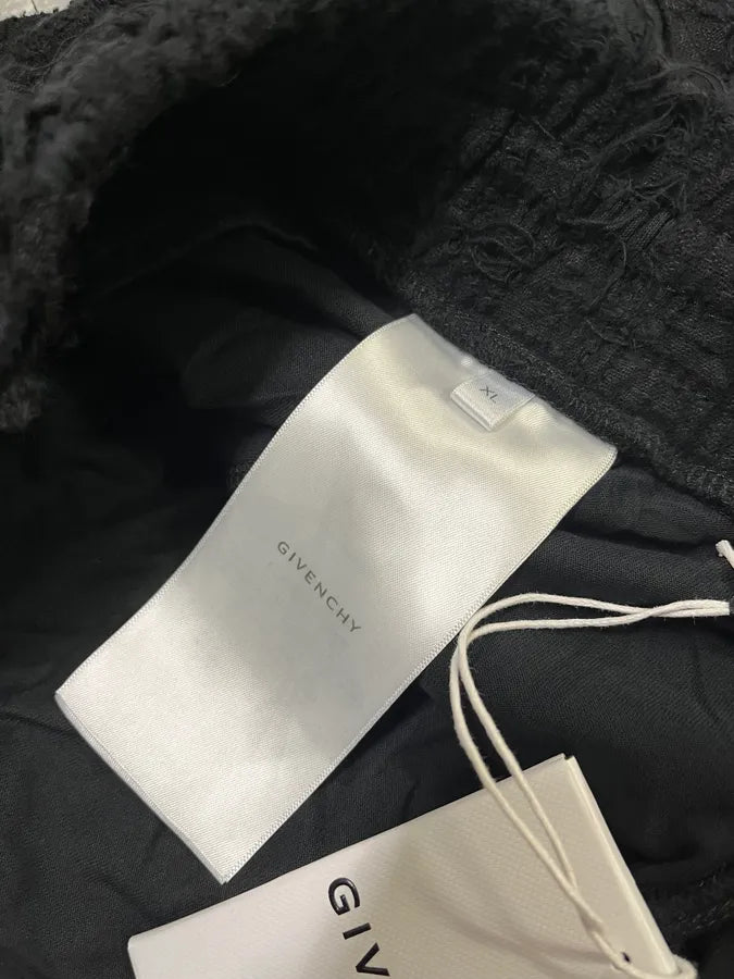 Givenchy Destroyed Black Relaxed Pants KmktSvZ 9