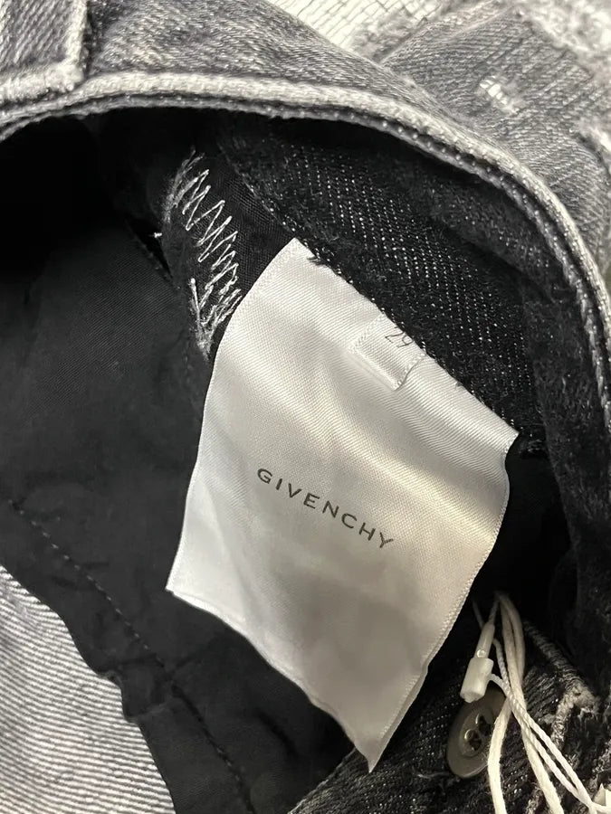 Givenchy Boro Distressed Grey Denim Jeans ZHFwQqq 11