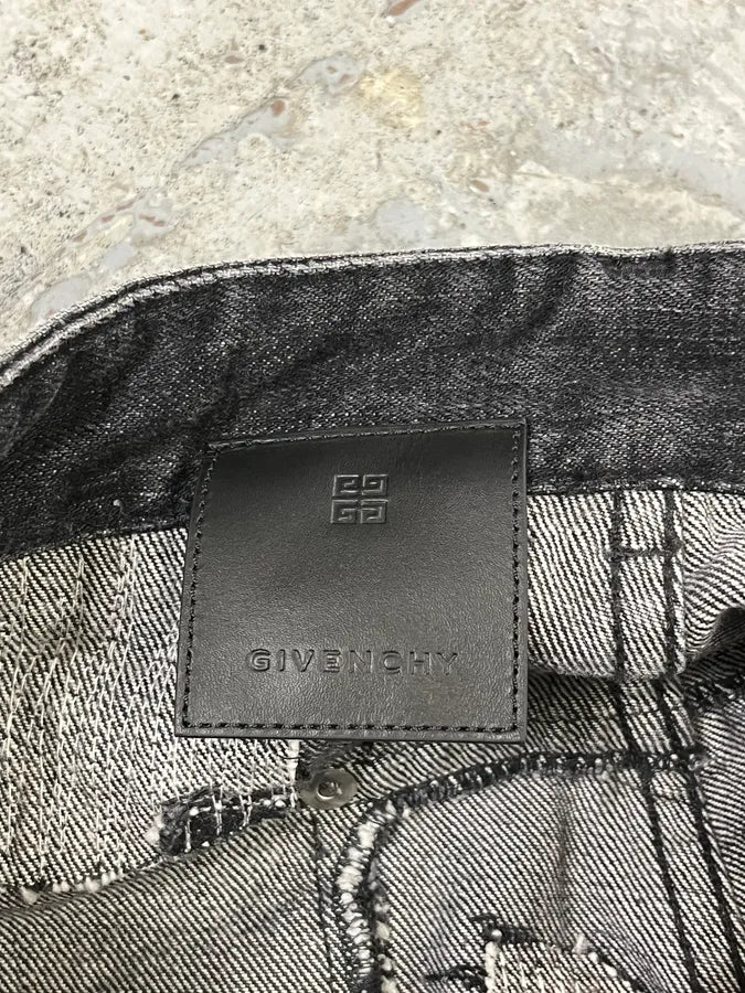 Givenchy Boro Distressed Grey Denim Jeans ZHFwQqq 10