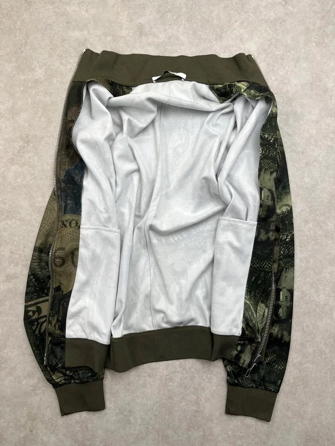 SS2017 Givenchy Dollars Green Zip-up Sweater by Riccardo Tisci CGiRBRo 7