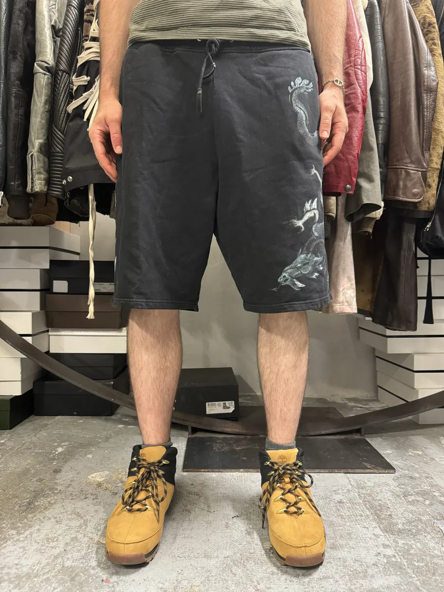 Givenchy Dragon Black Cozy Jersey Shorts ZjllHjE 2