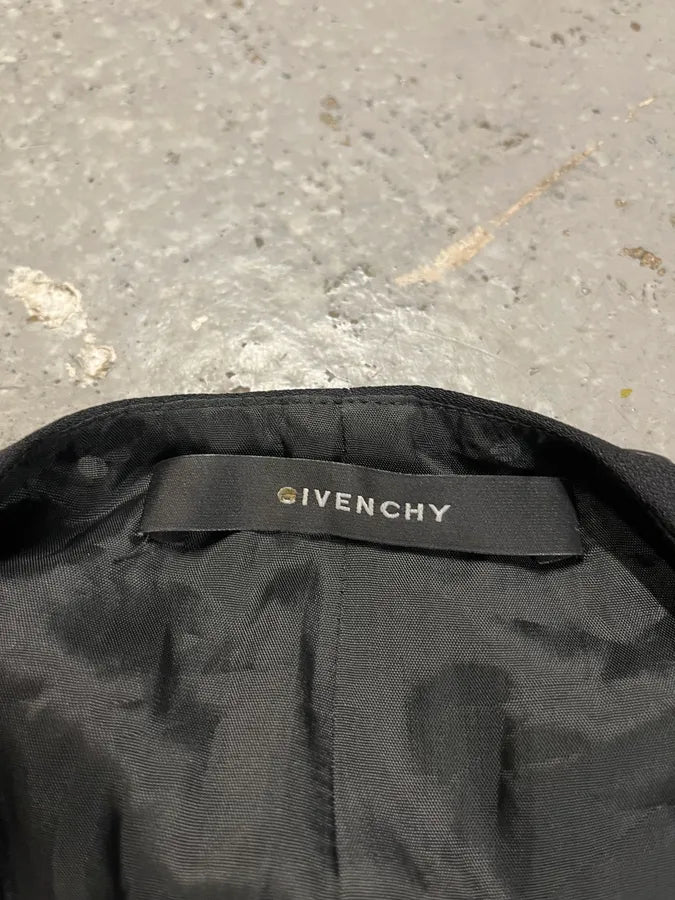 Givenchy Eyeled Black Suit Vest (S) APZvpzU 7